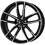 BROCK B38 BLACK GLO FP 5X110 ET33 HB65.1 8x18 5x110 ET33.00 schwarz front-poliert