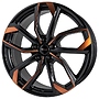 BROCK 8.5x20, S:5x112.0x57.1, ET:38.0, RCDesign: RC34  RCDesign 8,5x20 5x112 ET38.00 black orange matt