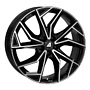 ALUTEC 7.5Jx18 H2 ET50 5x112x70.1 ADX.02 diamantschwarz frontpoliert ALUTEC 7,5x18 5x112 ET50.00 diamant-schw fpol