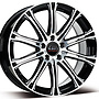 BORBET CW 1 BLACK POLISHED 5X114.3 ET40 HB72.5 8x19 5x114,3 ET40.00 schwarz-poliert