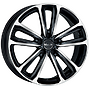 MAK 6.0x15, S:5x100.0x72.0, ET:40.0, MAK: Magma  MAK 6x15 5x100 ET40.00 gloss black / polished