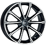 MAK DAVINCI BLACK MIRROR 5,0X17 4X100 ET40 54,1 ECE (AF FsR TOYOTA AYGO X) 5x17 4x100 ET40.00 gloss black / polished