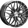 MONACO WHEELS FF2 8x18 5x108 ET45.00 gloss black / polished