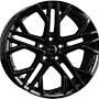 BORBET Alufelge 8.5 J x 19 108/5/45/72,5  XV black glossy Borbet 8,5x19 5x108 ET45.00 gloss black