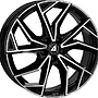 ALUTEC ADX Skoda 7x17 5x100 ET48.00 černá lesklá + leštění