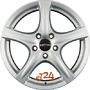 RONAL R42 6x14 4x100 ET38.00 kristallsilber