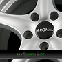 RONAL R42 6x14 4x100 ET38.00 kristallsilber