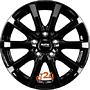 PLATIN P 69 6,5x16 5x108 ET42.00 black shiny