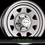 DOTZ DAKAR - Ohne Zubehör 6x15 5x112 ET30.00 silver - offroad stahlfelge