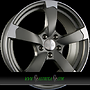 DBV TORINO II 6,5x15 5x114,3 ET45.00 anthrazit matt poliert