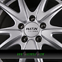 PLATIN P 99 7x17 5x114,3 ET35.00 platinum silber