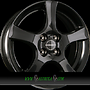 BORBET F 6x15 4x108 ET37.50 black glossy