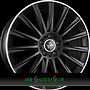 KESKIN KT18 TURBO 7x17 5x114,3 ET40.00 matt black lip polish (mblp)