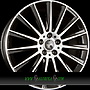 KESKIN KT18 TURBO 7x17 5x114,3 ET40.00 black front polish (bfp)