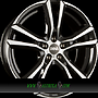 DBV ANDORRA 6,5x16 5x108 ET44.00 schwarz front poliert