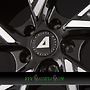 ALUTEC ADX.01 7x17 5x108 ET48.00 diamant-schwarz frontpoliert