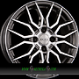 DOTZ LIMEROCK 6,5x16 4x108 ET38.00 dark - gunmetal frontpoliert