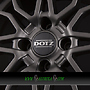 DOTZ LIMEROCK 7x17 4x108 ET47.50 grey - gunmetal