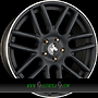 KESKIN KT14 CONCAVE 8x19 5x112 ET42.00 matt black lip polish (mblp)