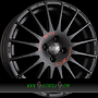 OZ SUPERTURISMO GT 6x14 4x100 ET36.00 matt black + red lettering