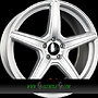 AXXION AX7 8x18 5x112 ET42.00 solid titanium silber matt lackiert (sts)