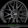 OXIGIN 25 OXCROSS 7,5x17 5x112 ET28.00 black matt (bm)