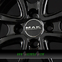 MAK MILANO 4 6x16 4x100 ET49.00 gloss black