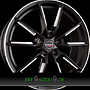 BORBET LX 8,5x19 5x112 ET30.00 black matt spoke rim polished