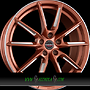 BORBET LX 8x19 5x114,3 ET50.00 copper matt spoke rim polished