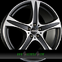 RONAL R55 SUV 7,5x17 5x114,3 ET38.00 mattschwarz-frontkopiert