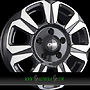 CMS C31 HEAVY DUTY 6,5x17 5x114,3 ET48.00 db diamant schwarz glanz