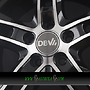 DBV ANDORRA II 7,5x18 5x108 ET45.00 schwarz glänzend front poliert