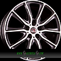  SR13 8x17 5x120 ET45.00 black front polished