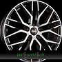 MAM MAM RS4 8x18 5x108 ET45.00 black front polish (bfp)