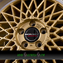 BORBET B 7x17 4x100 ET30.00 gold rim polished