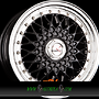  RS01 7x15 4x100 ET20.00 schwarz hornpoliert