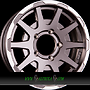 SPARCO DAKAR JIMNY 5,5x16 5x139,7 ET0.00 matt dark grey lip polish