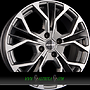 GMP MATISSE 7x17 4x100 ET45.00 matt anthracite diamond