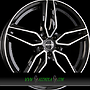 GMP FASTEN 7,5x17 5x108 ET40.00 black diamond