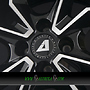 ALUTEC ADX.02 7,5x18 4x100 ET38.00 diamant-schwarz frontpoliert