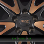 PLATIN P 99 7,5x18 5x112 ET51.00 jetblack copper matt