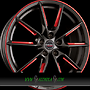 BORBET LX 8,5x20 5x112 ET45.00 graphite spoke rim red polished