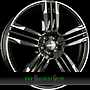 RONAL R58 8x20 5x112 ET50.00 mcr jetblack-white rim