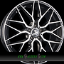  UA1E 8x19 5x112 ET47.00 black polished