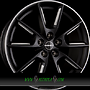 BORBET LX 8x18 5x108 ET45.00 black matt silver spoke rim