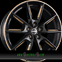 BORBET LX 8x18 5x108 ET45.00 black glossy gold spoke rim