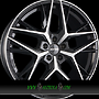 GMP LUNICA 7,5x18 5x108 ET45.00 black diamond