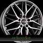 AVUS AF19 7,5x17 5x112 ET47.00 anthracite polished