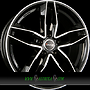 AVUS AF16 7,5x17 5x112 ET29.00 black polished