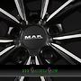 MAK MARK 7,5x17 5x112 ET41.00 black mirror face